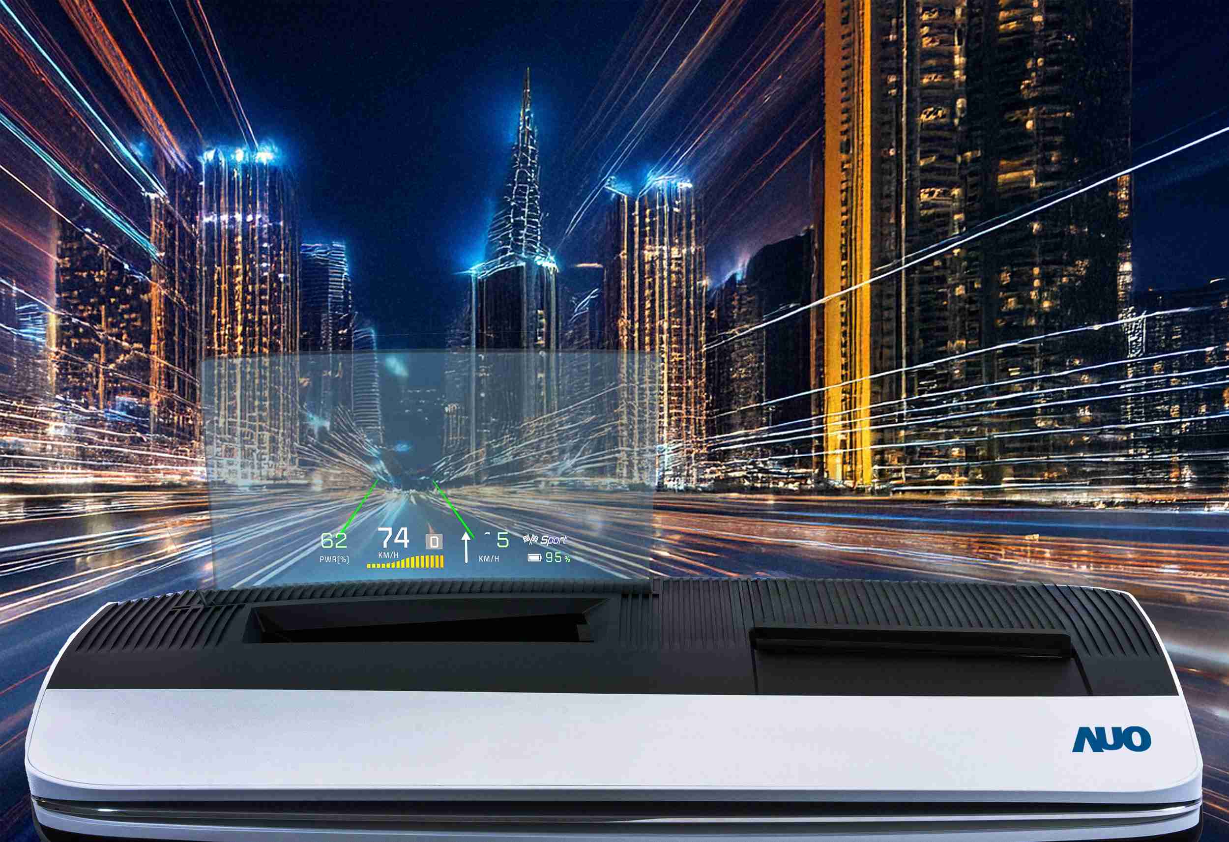 2121非凡推出13吋Micro LED抬头显示器，，提供高入眼亮度、、高色彩饱和度的显示质量，，，，在阳光下或黑暗中都清晰可见，，，并利用Micro LED模块体积小的优势，，解决车用空间有限的痛点